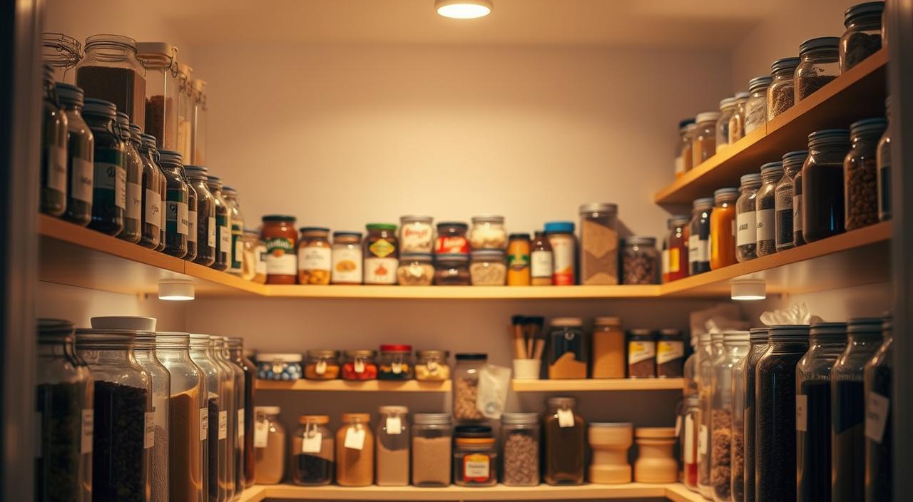 Como Organizar a Despensa com Potes e Etiquetas Caseiras