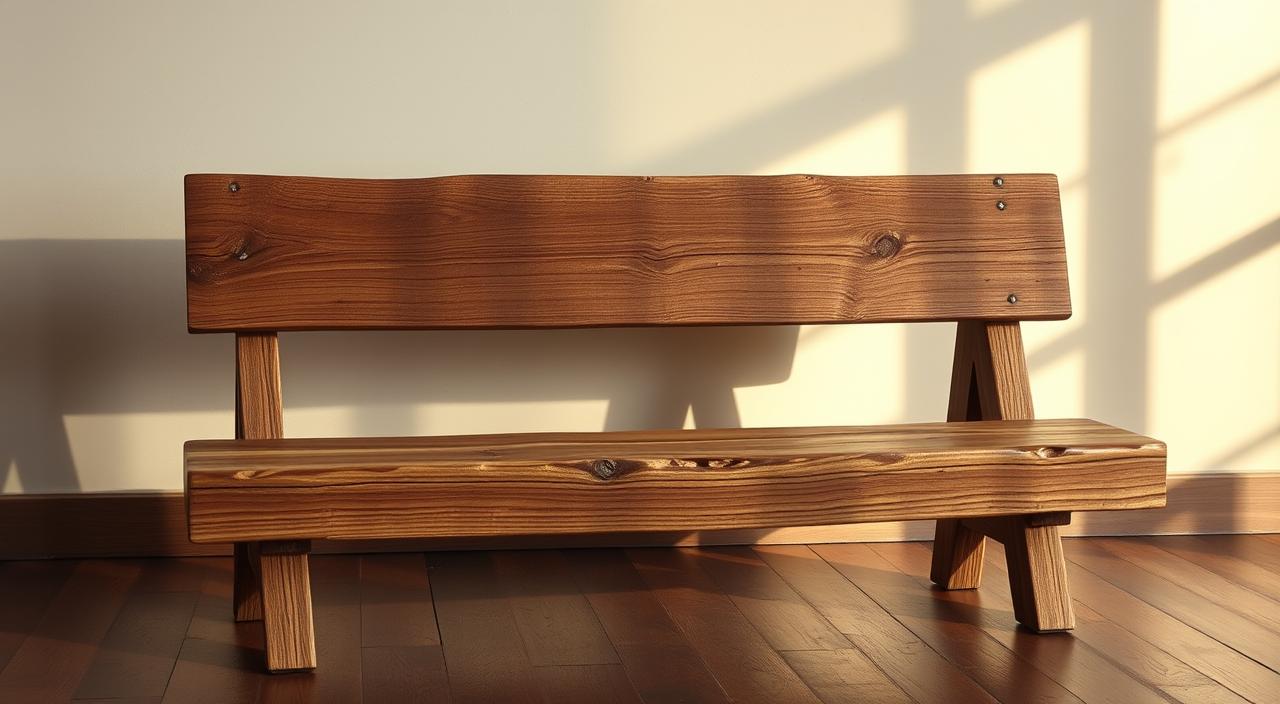 DIY: Banco de Madeira com Estilo Rústico para Sala ou Varanda