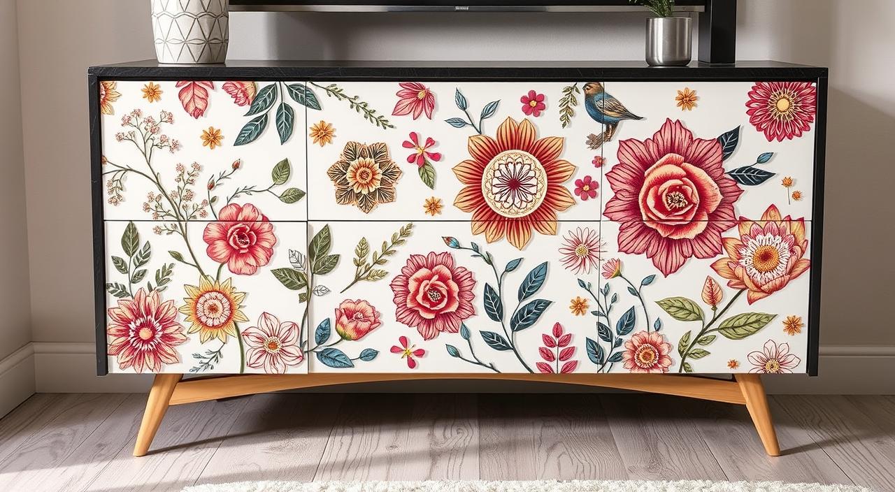 Dicas para Personalizar Móveis de MDF com Adesivos Decorativos