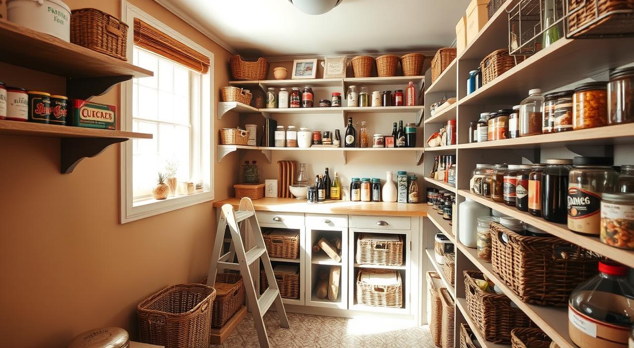 Ideias de Organização Visual para Despensas Pequenas